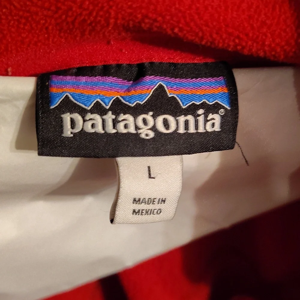 Patagonia Scarlet Fleece Half-Zip Top Sz L